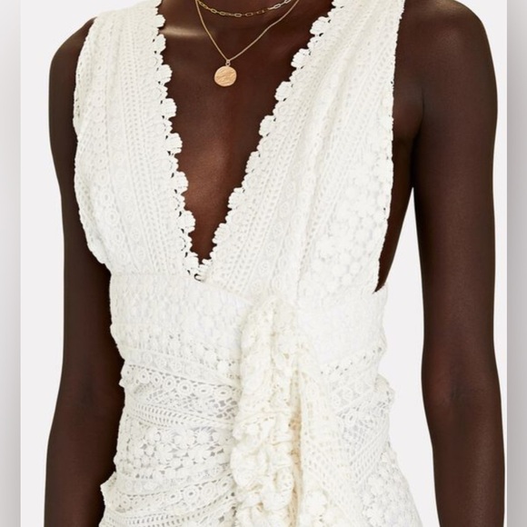 JUST BEE QUEEN
Tulum Ruched Crochet Midi Dress - Picture 4 of 17